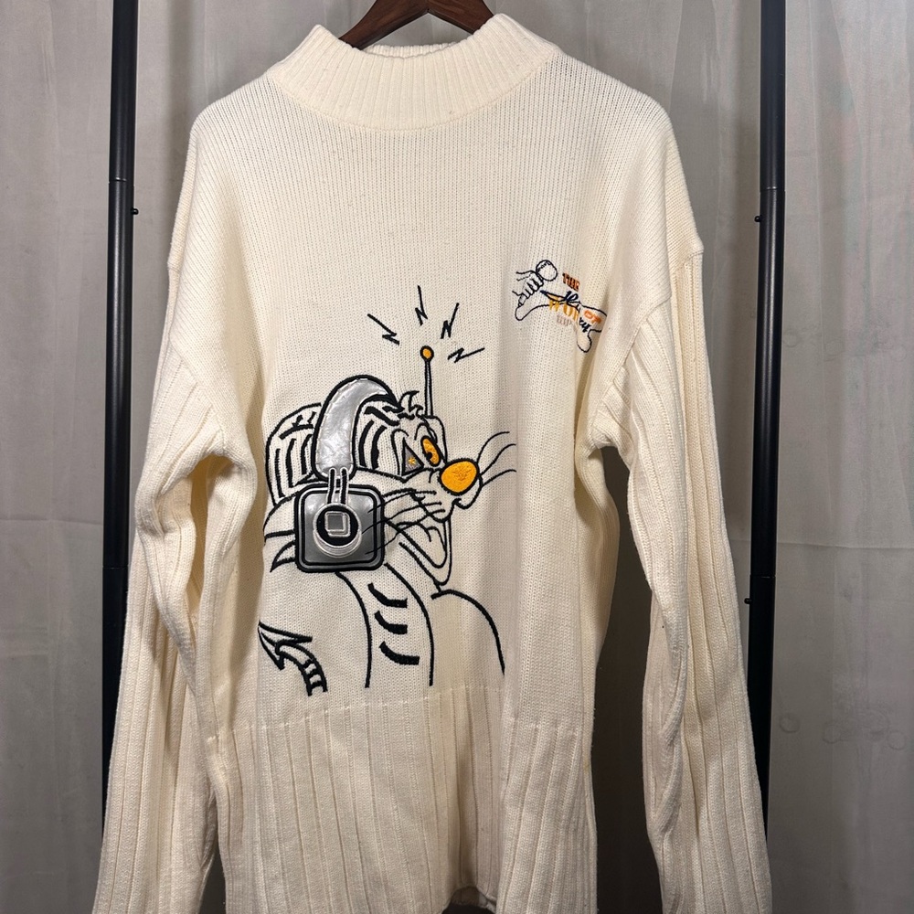 VERY RARE Original Fox Collection Sweater The history of world hip hop XXL White